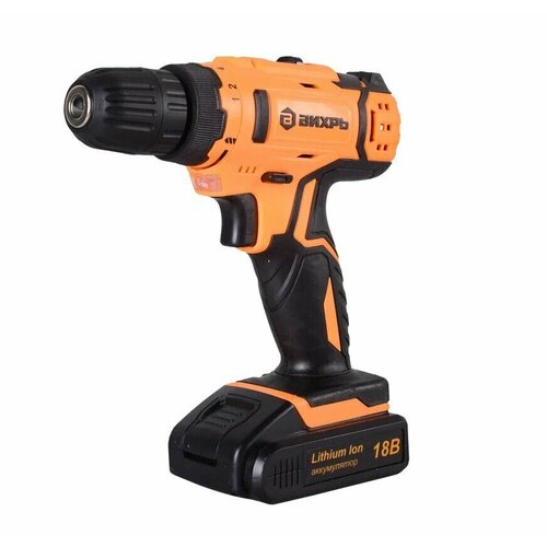 Аккумуляторная дрель-шуруповерт Вихрь ДА-18Л-2К 72149 6289₽