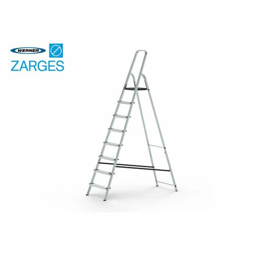 Односторонняя стремянка Zarges Werner 8 ступеней 49598
