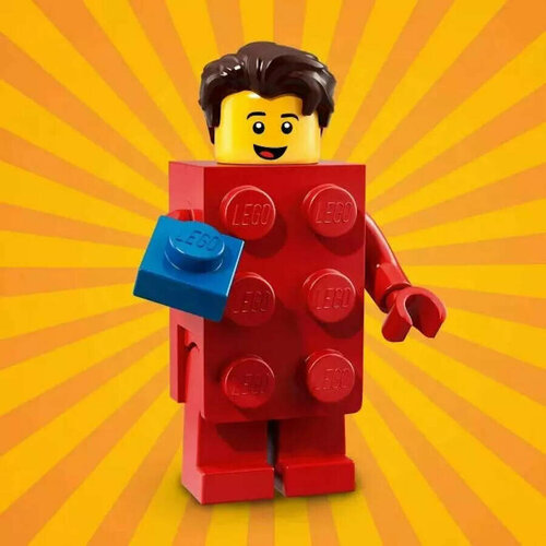 LEGO Minifigures 71021-2 Парень в костюме кубика Лего минифигурка веном в костюме железного человека с щупальцами совместимая с лего