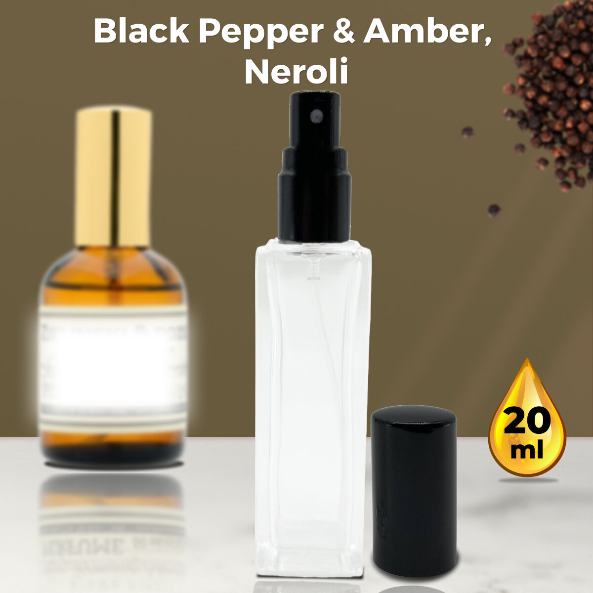 "Black Pepper" - Духи унисекс 20 мл + подарок 1 мл другого аромата