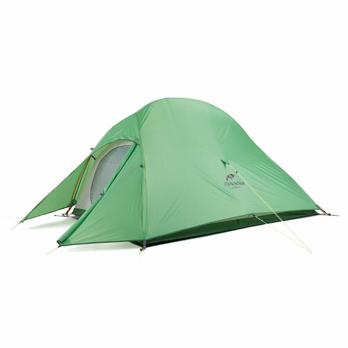 палатка naturehike ultralight one man cloud up 1 tent nh18t010 t Палатка 1-местная Naturehike сверхлегкая + коврик Сloud up NH18T010-T, 20D , зеленый, 6927595765678