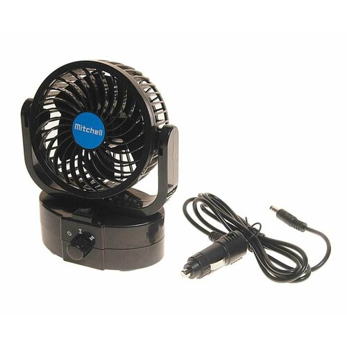 Вентилятор в салон 12V на платформе синий HX-T501 DC12V blue MITCHELL 203700₽