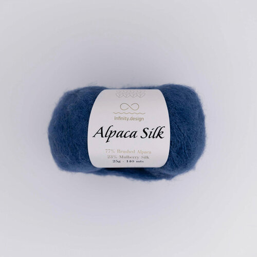 Infinity Design Alpaca Silk (6364 Dark Blue)