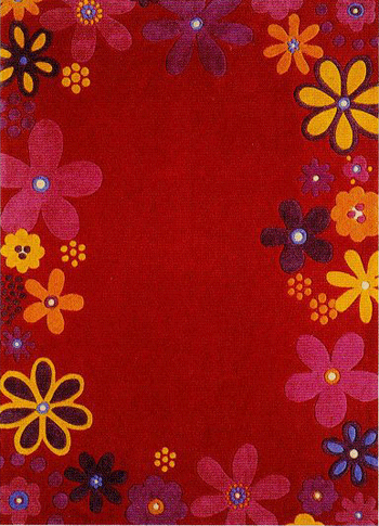 HWIT CO LTD Детский ковер Цветы ручной работы JOY 10 1873 0.8x1.6 м.