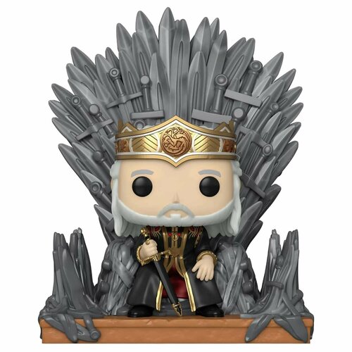 фигурка funko 65604 pop дом дракона рейенира таргариен Фигурка Funko POP! Deluxe HOTD S2 Viserys On The Iron Throne (12) 76470