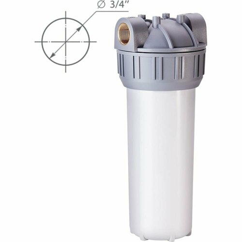 Предфильтр для холодной воды Барьер ВМ 3/4 фильтр для защиты бытовой техники от накипи барьер софтлайн