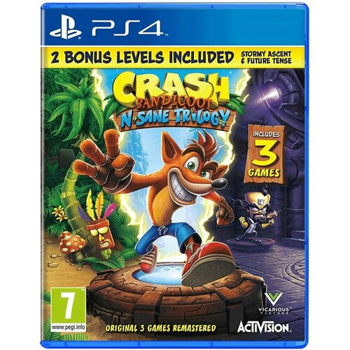 Игра Crash Bandicoot N.sane Trilogy (Английская версия) для PlayStation 4 игра crash bandicoot n’sane trilogy xbox английская версия