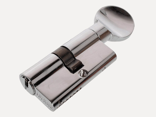 Изображение товара Цилиндровый механизм FUARO (D-PRO502/60) D-PRO5002Knob60(25+10+25) CP хром 5Key (37773)