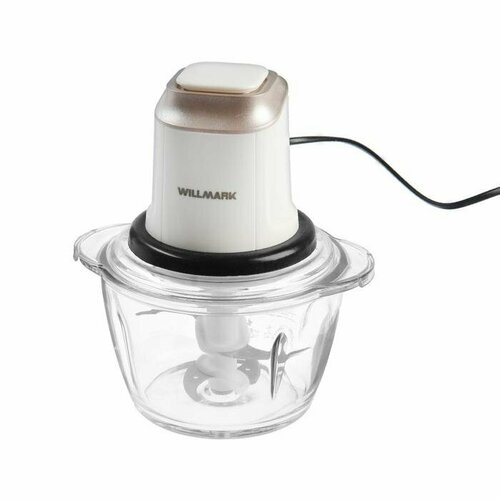 Измельчитель WILLMARK WMC-5288 стекло 400 Вт 12 л стекло цвет слоновая кость 326100₽