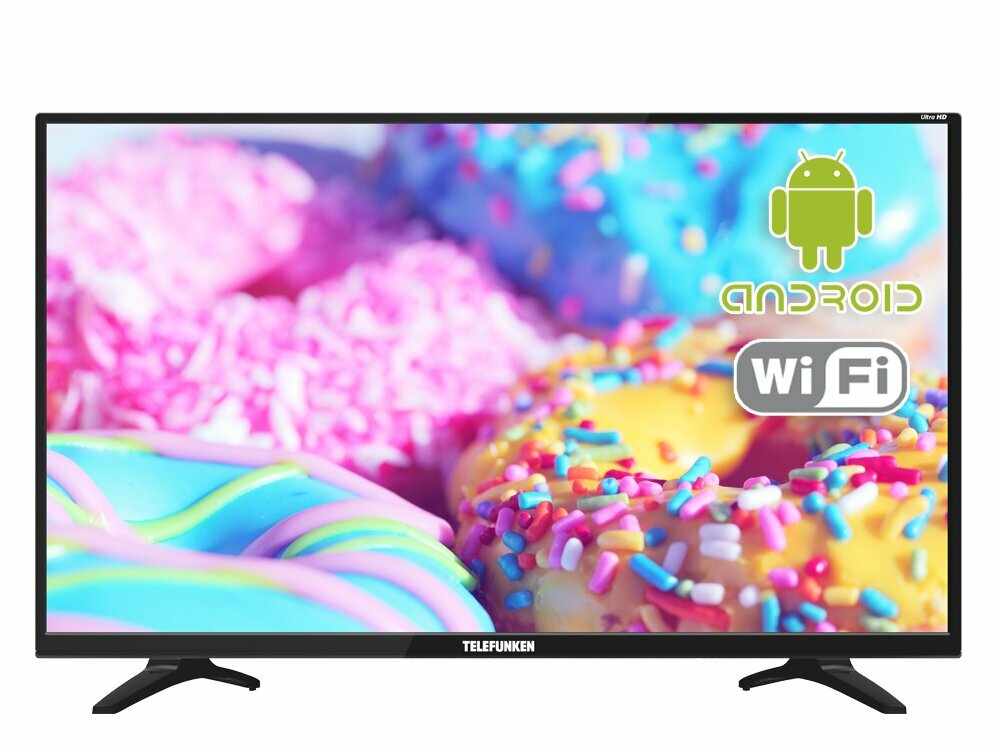 Телевизор LED 50" Telefunken TF-LED50S52T2SU черный SmartTV