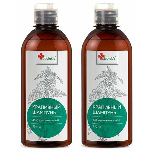 Apoteks Шампунь Крапивный для укрепления волос 250 мл 2 шт 575₽