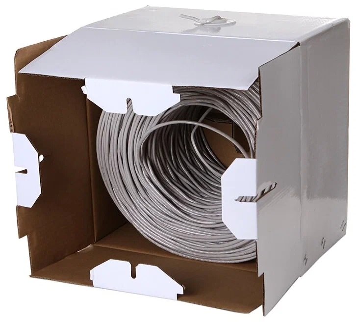 фото Кабель UTP CAT5E E-045CCA 0.45мм CCA 4PR 001M-305M Espada