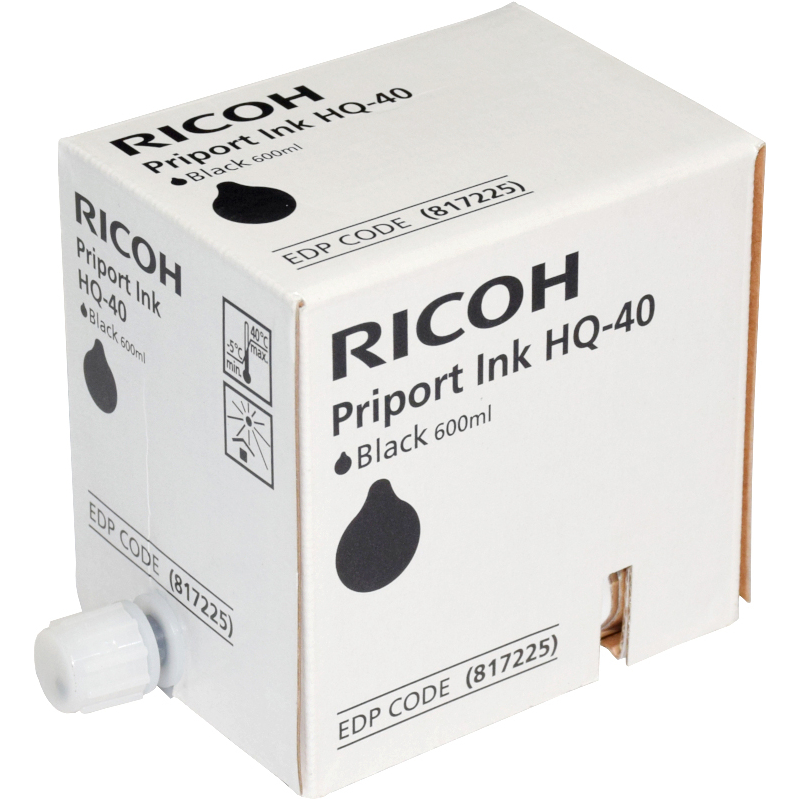 Ricoh 817225(893188) Чернила тип HQ40 (5 по 600 мл) {Ricoh Priport JP4500/DX4542/4545/DD4450}