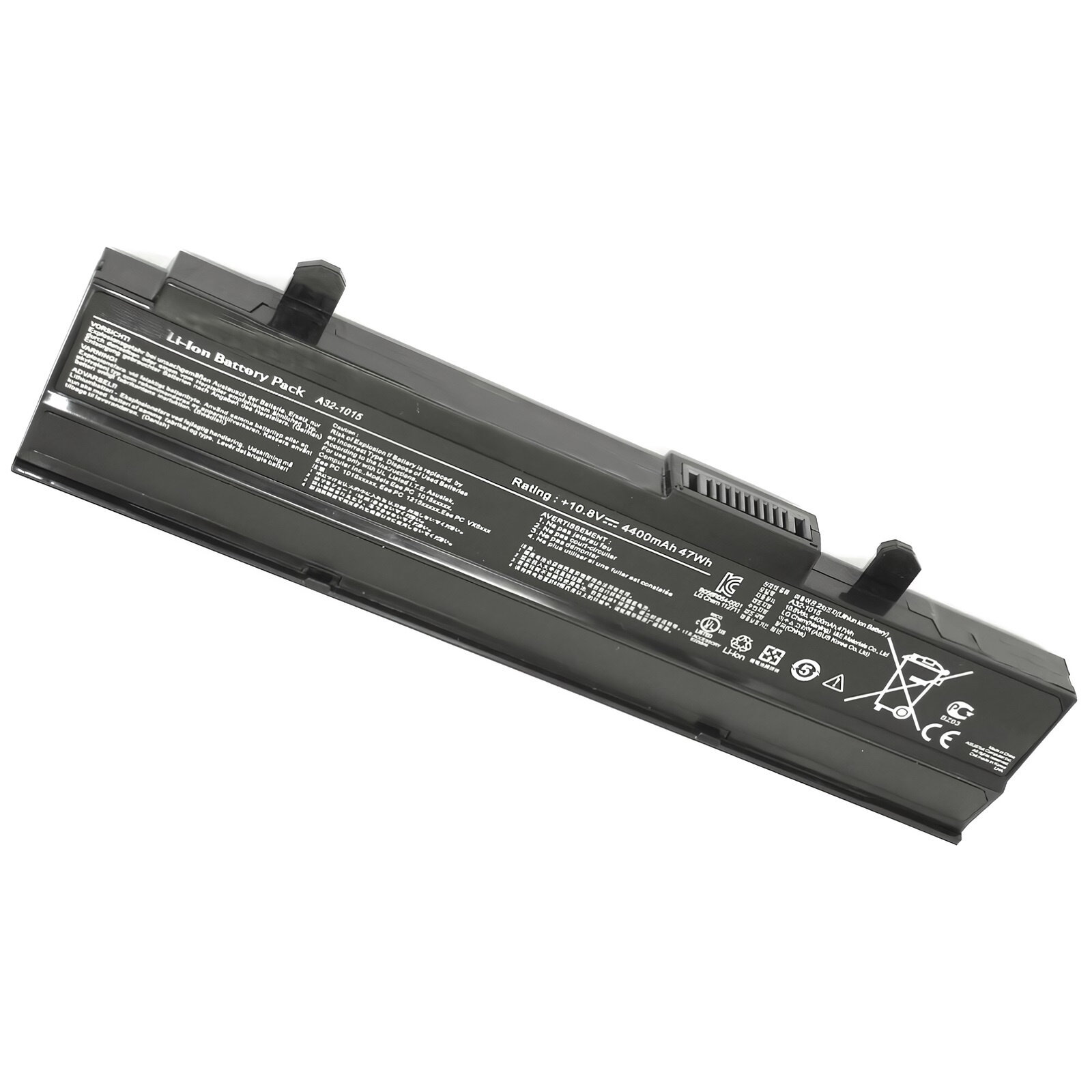 Аккумулятор для Asus Eee PC 1015 1215 ORG (10.8V 4400mAh) p/n: A31-1015 A32-1015 AL31-1015