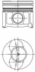 KOLBENSCHMIDT 41795600 Поршень dm.82.00x2.0x2.0x2.0 STD Цена за 1 шт