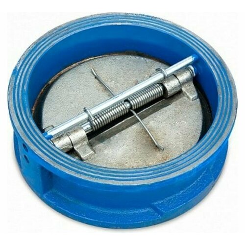 Обратный клапан Ci Ду50 Ру16 двухдисковый межфланцевый чугунный D100-01758