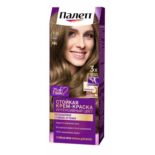 Краска для волос PALETTE Icc N6 Средне-русый palette краска для волос n6 средне русый