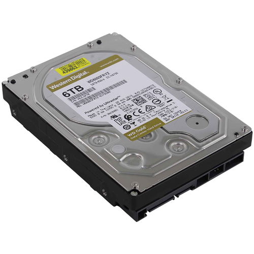 Жесткий диск HDD WD SATA3 6Tb Gold 7200 256mb 1 year warranty 31330₽