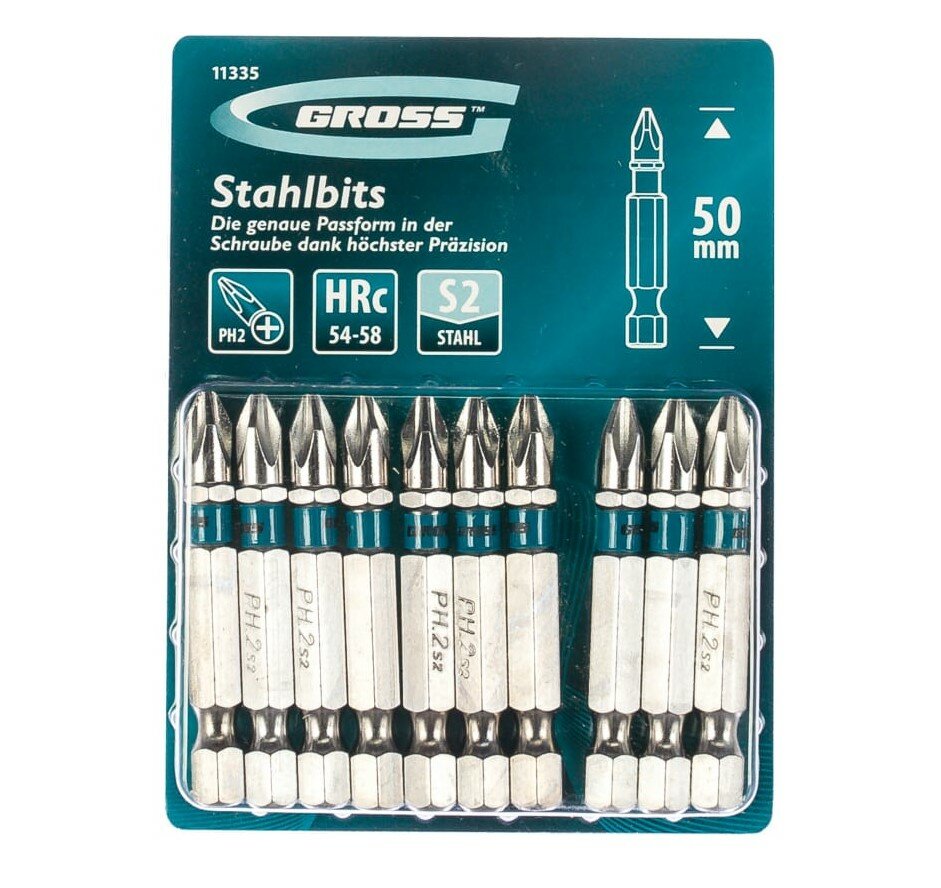 Набор бит Gross 11335 10 предм.