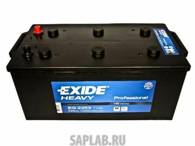 Start Pro EG2253 225 euro 1250А Обратная полярность 225 Ач (518x278x242) Exide - фото №8