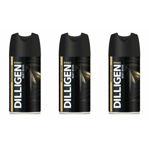 DILLIGEN Део спрей мужской Best Boss 150 мл 3 шт 1440₽