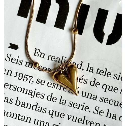 Колье SJW, золотистый