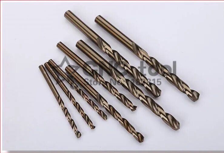 Изображение Сверла XZQSK TOOLS спиральные кобальтовые M35 HSS-CO 1.0-8.0 мм, 10 шт, 8.0mm