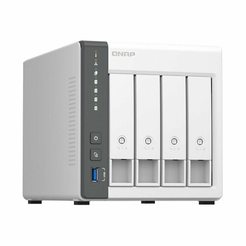 Сетевое хранилище NAS Qnap TS-433-4G 4-bay настольный Cortex-A55