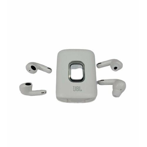 Беспроводные наушники белые JLB с двумя парами в кейсе 3600₽