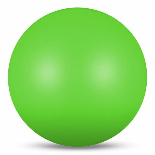 Мяч для художественной гимнастики INDIGO IN329-S, диаметр 19см, салатовый металлик