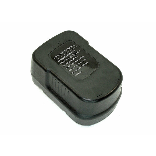 Аккумулятор для Black & Decker A14, A14E, A1714, A14F, HPB14, 499936-34, 14.4V 2.0Ah Ni-Mh vaguelette black