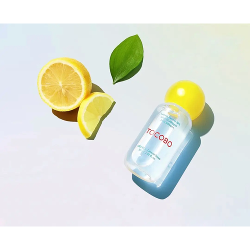Тонер отшелушивающий с экстрактом лимона и кислотами | Tocobo AHA BHA Lemon Toner 30 ml