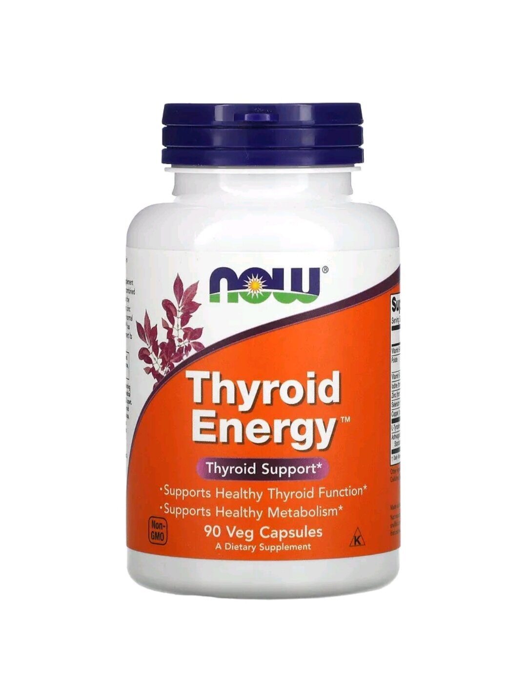 Тироид Энерджи NOW Thyroid Energy - 90 Veg Capsules