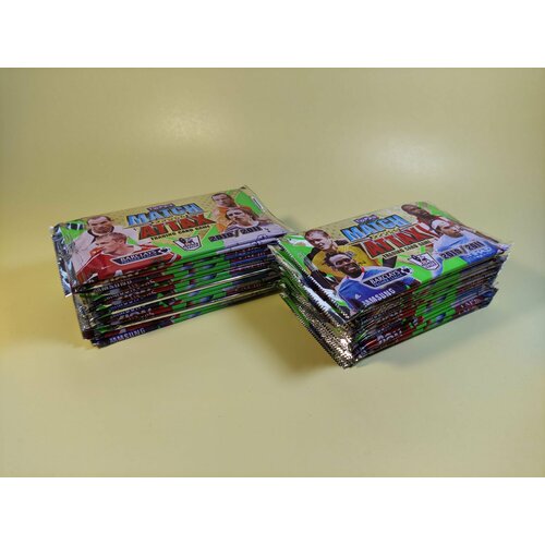 50 пакетиков с карточками TOPPS АПЛ 2010-2011 блок 50 пакетиков наклейки panini лига чемпионов 2010 2011