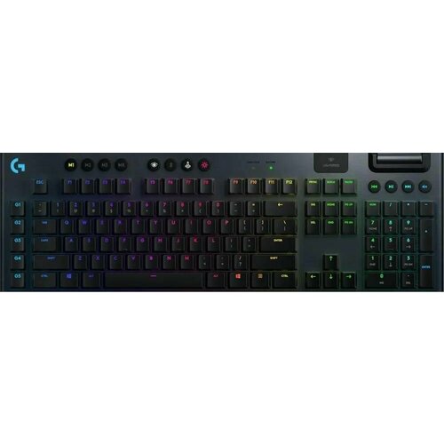 Клавиатура Logitech G915 LIGHTSPEED, USB, Bluetooth/Радиоканал, черный [920-009111]