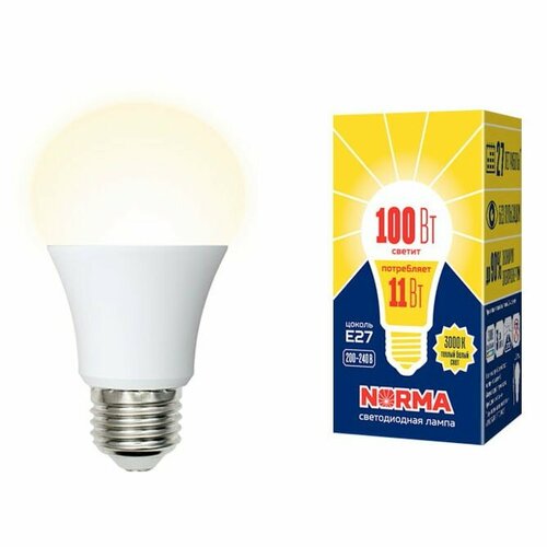 Лампа 11Вт E27 3000К шар Norma 456₽