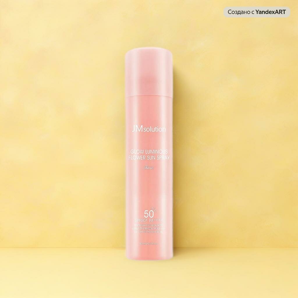 JM Solution JM Solution Солнцезащитный спрей Glow Luminous Flower Sun Spray Rose SPF 50, 180 мл