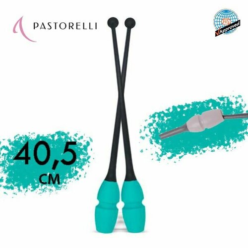 Булавы PASTORELLI 40,5см. 02614 Чёрно-тиффани 