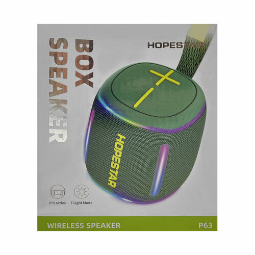 Портативная колонка Hopestar P63 зеленый 290400₽