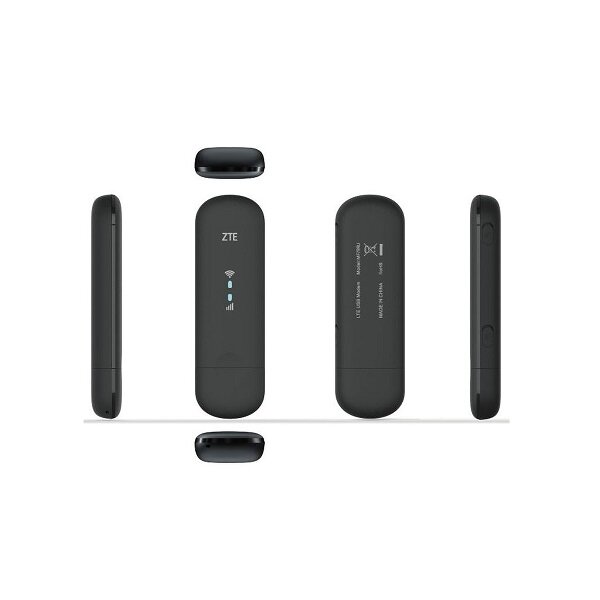 Модем 2G/3G/4G ZTE MF79RU USB Wi-Fi Firewall +Router внешний черный