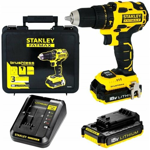 Дрель-шуруповерт Stanley FMC627D2 18 в 2 х 2 Ач аккумулятор 35890₽