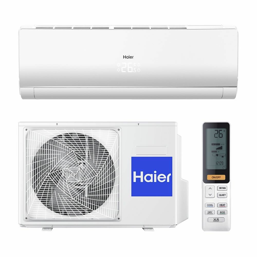 фото Сплит-система Haier AS12NS6ERA-W / 1U12BS3ERA внутренний и внешний блок (Белый)