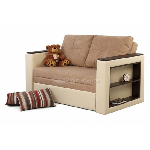 Диван Поло Latte 130 см, механизм выкатной