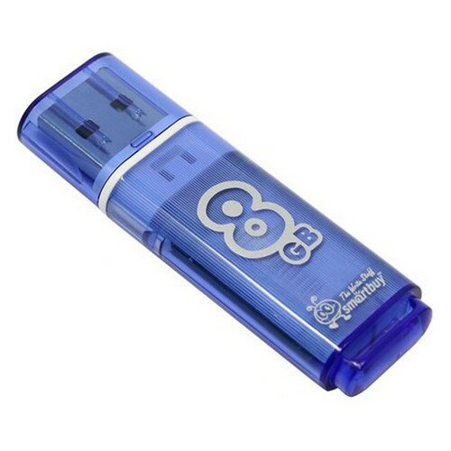 Флешка Smartbuy 8GB Glossy series blue