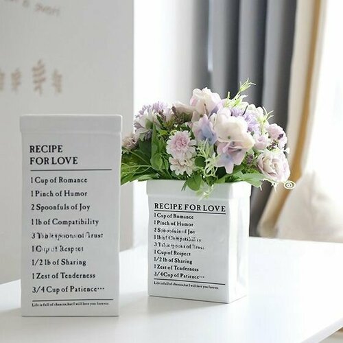 Ваза для цветов Керамическая ваза для цветов Ваза для цветов с дизайном 1200₽