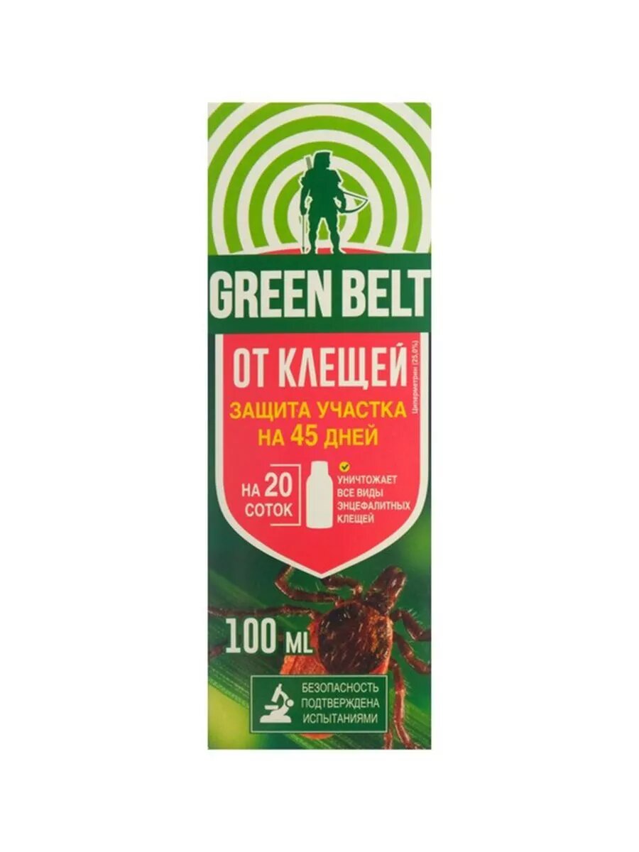 Средство защиты участка от клещей 100 мл Green Belt - фото №10