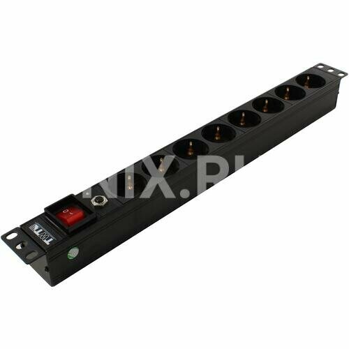 Блок силовых розеток PDU - Power Distribution Unit горизонтальный Twt TWT-PDU19-10A8P-30 2659₽