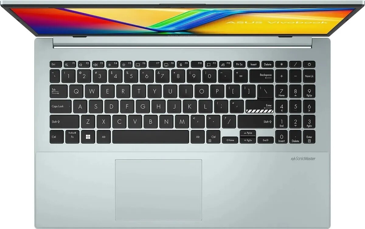 Ноутбук ASUS Vivobook Go 15 E1504FA-BQ089 AMD Ryzen 5-7520U/8Gb/SSD512Gb/IPS/FHD/NoOS/grey (90NB0ZR3-M00L20)