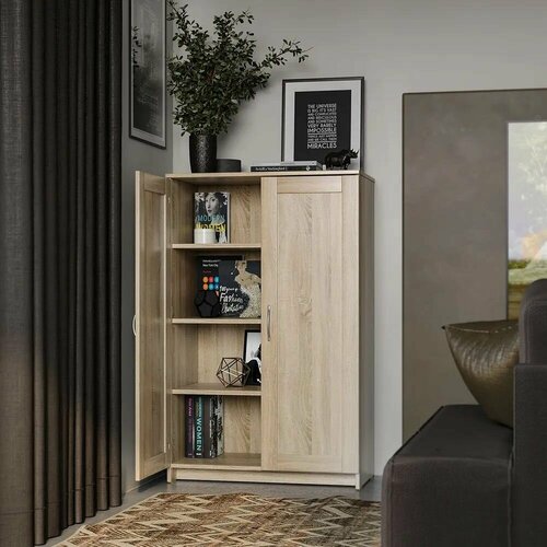 Сириус тумба 2 двери 78х123 сонома RU