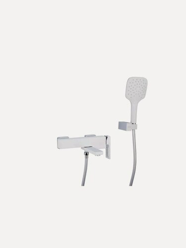 Изображение товара Смеситель для ванны Gappo Futura G3217-8, латунь, цвет белый